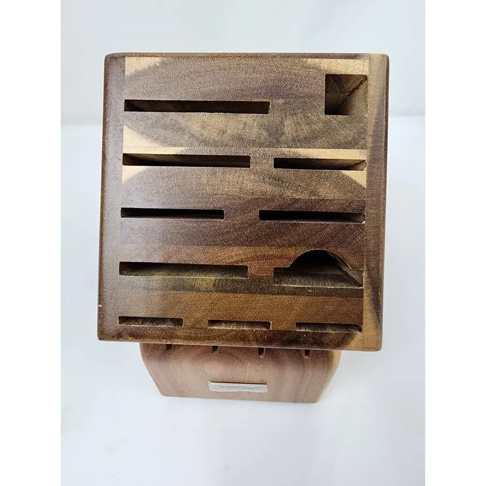 Wusthof 15-Slot Countertop Knife Block Multi-tone Acacia Wood 9